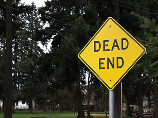 Image showing Dead End Sign