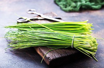 Image showing green onion