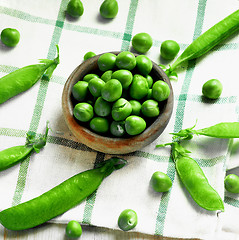 Image showing Fresh Green Pea 