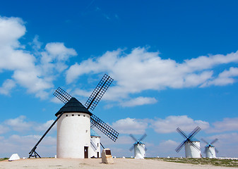 Image showing Windmills Campo de Criptana