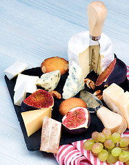 Image showing Gourmet Cheese Plate