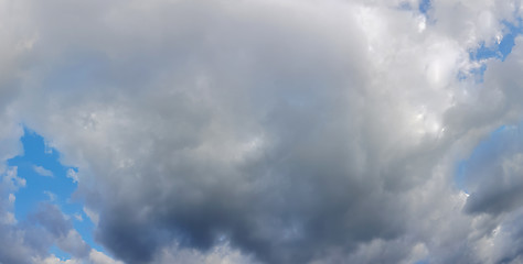 Image showing Moody Sky Panorama