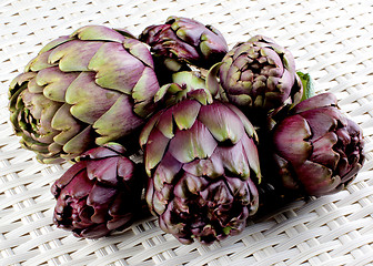 Image showing Perfect Raw Artichokes