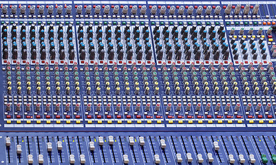 Image showing Audio Mixing Console