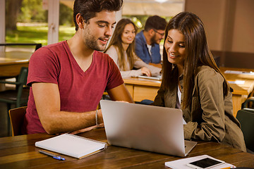 Image showing We love studying together