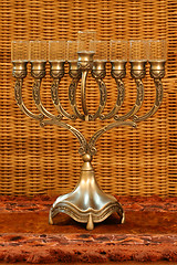 Image showing Hanukkah menorah