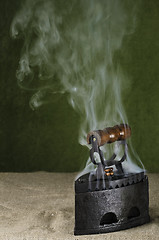 Image showing Hot Retro Iron 