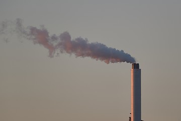 Image showing Smoking power plant