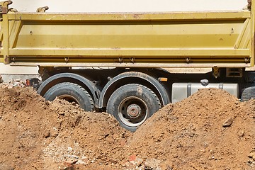 Image showing Truck at construction site