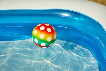 Image showing Ball in the water