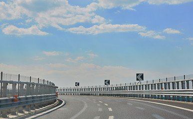 Image showing Empty highway road