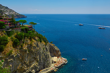 Image showing Beautiful view on Amalfi coast, Italy