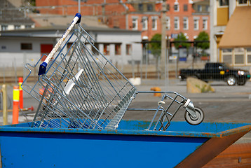 Image showing Norwegian Shopping Cart in Container