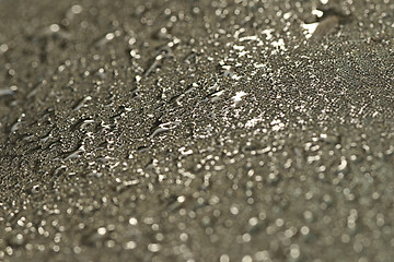 Image showing water drops on material of a jacket