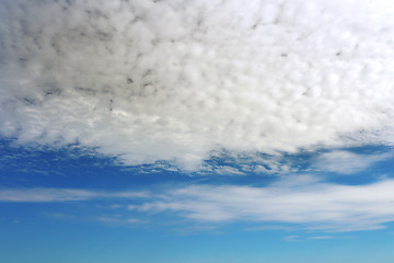 Image showing beautiful blue sky background