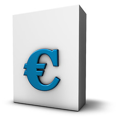 Image showing euro symbol and box