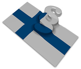 Image showing paragraph symbol and flag of finland
