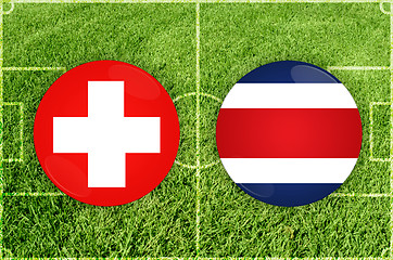 Image showing Switzerland vs Costa Rica football match