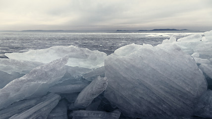 Image showing Frozen lake