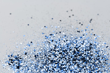 Image showing Color glitter - macro photo