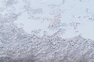 Image showing Ice from the window