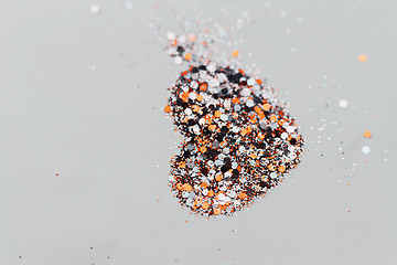 Image showing Color glitter - macro photo