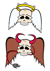 Image showing Angel and Devil