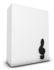 Image showing clef and box