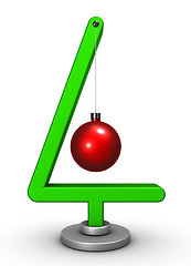 Image showing abstract christmas tree