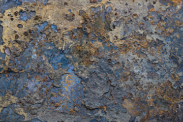 Image showing Rusted metal background