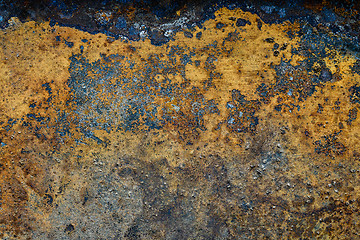 Image showing Rusted metal background