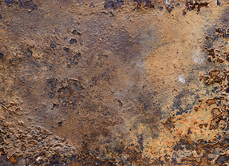 Image showing Rusted metal background