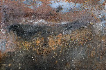 Image showing Rusted metal background