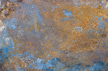 Image showing Rusted metal background