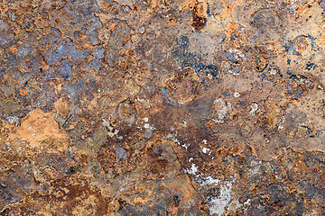 Image showing Rusted metal background