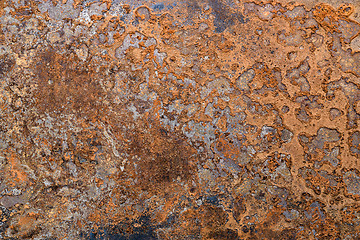 Image showing Rusted metal background