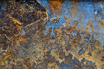 Image showing Rusted metal background