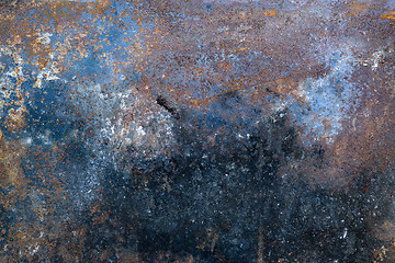 Image showing Rusted metal background