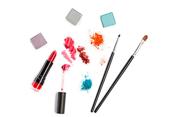 Image showing Cosmetics on a white background.