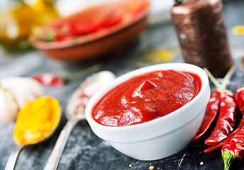 Image showing chilli sauce