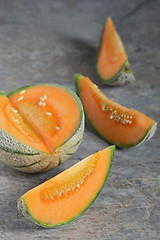 Image showing Fresh honeydew melon