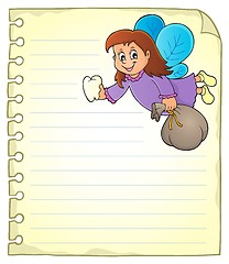 Image showing Notepad page with tooth fairy
