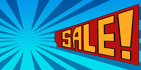 Image showing pop art background sale