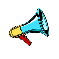 Image showing megaphone isolate on white background