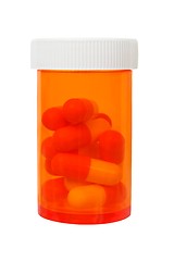 Image showing Bottle with pills