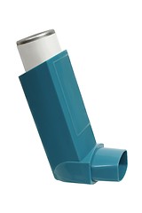 Image showing Asthma inhaler on white