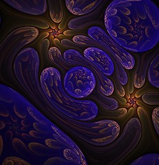 Image showing Surreal fractal with rounded shapes