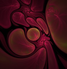 Image showing Surreal fractal with rounded shapes