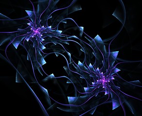 Image showing Surreal flowers fractal