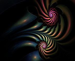 Image showing Plasmatic abstract fractal